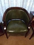 VINTAGE Leather Chair - there are 2 of these - will be sold individually