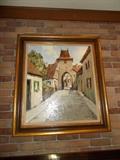 LARGE Framed Oil Painting