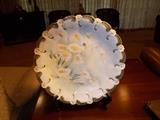 LARGE Round Hand Painted Plate - Beautiful!!!