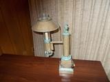 Metal Lamp - painted to like brass - very nice!!!