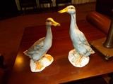 Pair of Painted Ducks - Sold as a Pair - Pretty!