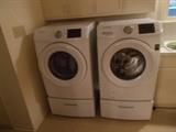 Side by Side SAMSUNG (from Lowe's) Washer & Dryer - less than 1 year - used very little in a 6 month period!!!