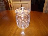 Crystal Biscuit Jar