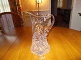 TALL Crystal Pitcher - Heavy