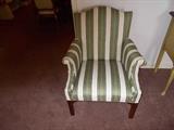 1 of 2 Traditional Rolled Arms Chairs - will be sold as a pair!!!!!  VER NICE & ELEGANT!!