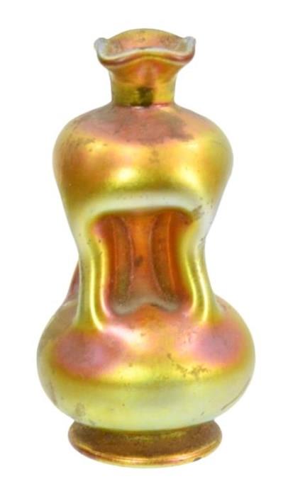 Steuben Glass Aurene #2834 Cologne Perfume Bottle
