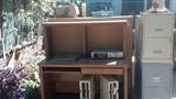desk only $5 file cabinets $5 each available!!!