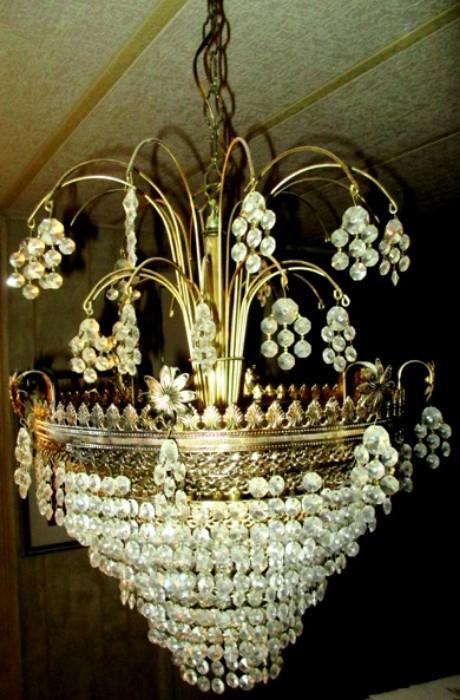 Swarowski crystal chandelier