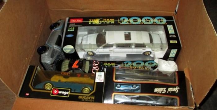 Box of model cars--unopened...