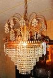 SWAROWSKI CRYSTAL CHANDELIER---ELEGANT
