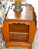 PINE MAGAZINE TABLE
