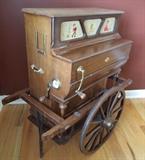 Vintage Hurdy Gurdy Piano (arms & rubber tires are inc)
