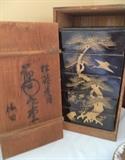 5 Tier Vintage Japanese Jubako Meal Boxes