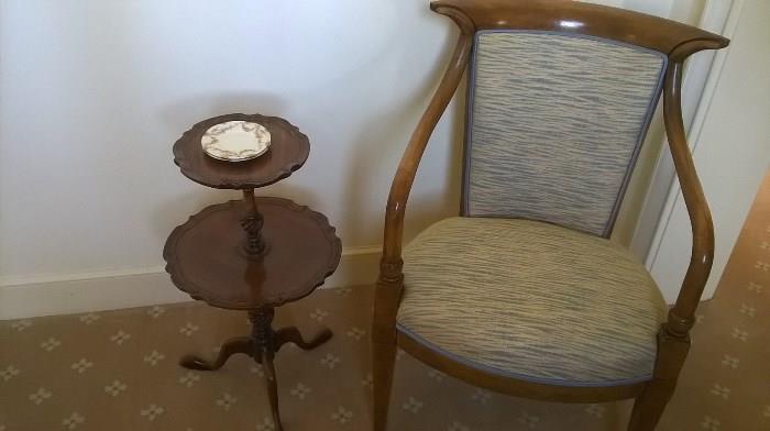 Gorgeous armchair and tea table 
