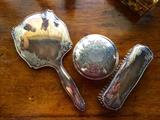 Sterling Silver Vanity Set
