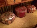 Egyptian & Moroccan Motif Ottomans