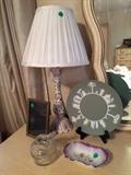 Hand Painted Porcelain Boudoir Lamps and More