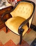 Regency Style Arm Chair on Casters