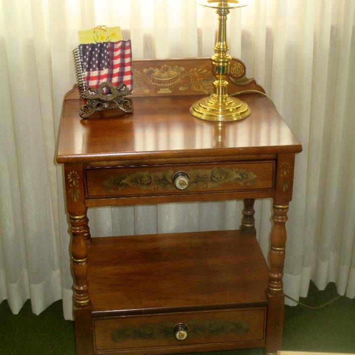 Hitchcock two drawer stand