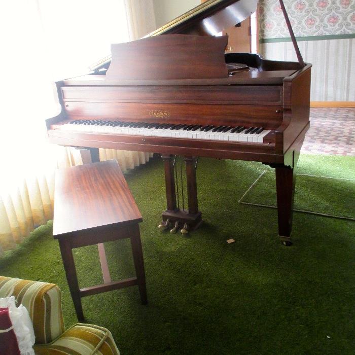 1930's Vose and Sons Grand Piano