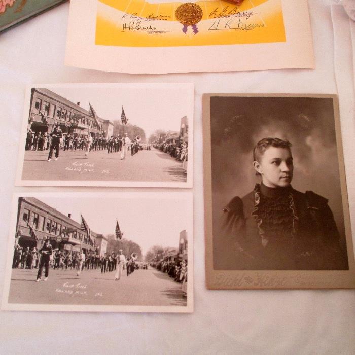 Holland post card and photo