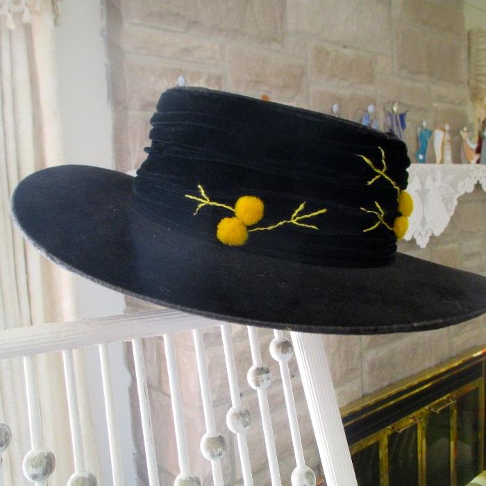Handmade vintage hat 