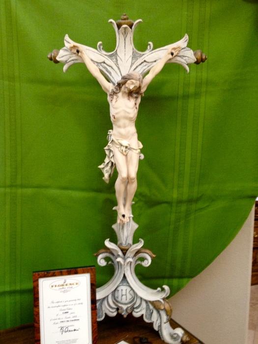 Limited edition   from Italy with certificate by Guissipe Armani titled The Crucifixion 