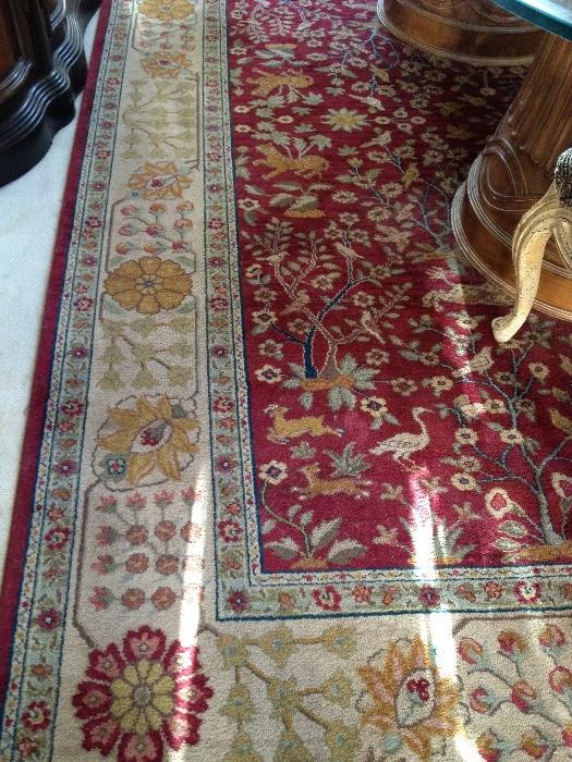 Karastan rug approx 9x12