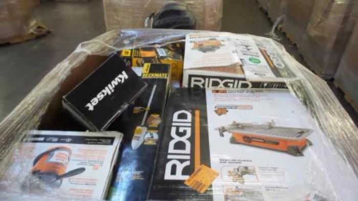 Lot including -
14 in. Abrasive Cut-Off Machine
Oscillating Edge/Belt Spindle Sander
Ryobi 10 in. Drill Press
6 gal. Vertical Pancake Compressor with 3 Nailers Combo Kit
10 in. Table Saw with Wheeled Stand
with $1770.00 ESTIMATED total retail value. http://bidonfusion.com/m/lot-details/index/catalog/2530/lot/256890/