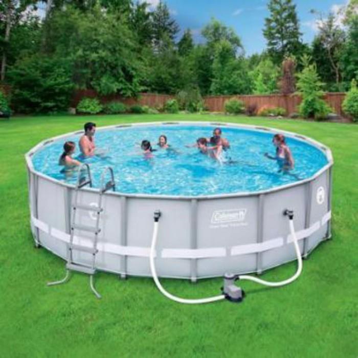 Lot including -
Coleman 16' x 48" Power Steel Frame Above-Ground Swimming Pool Set
Suncast Deluxe Dog House, DH250
Coleman Lay-Z Massage Portable Spa for 4-6 People
with $1470.00 ESTIMATED total retail value. http://bidonfusion.com/m/lot-details/index/catalog/2530/lot/257313/