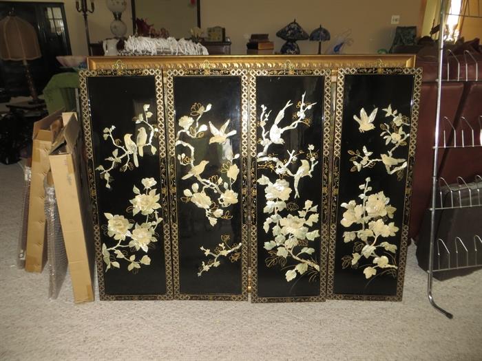 Oriental Mother of Pearl Abalone art panels