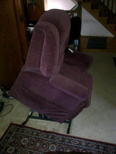 Pride Lift Chair, like new, has heat and massage. 