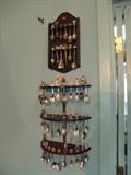 Collection of souvenir spoons