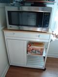 Nice microwave oven and stand