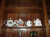 Moderate collection of teapots