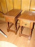 Pair of small well made side tables
