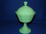 Fenton glass candy dish