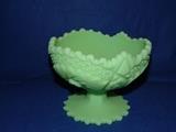 Fenton glass compote