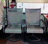 many patio chairs