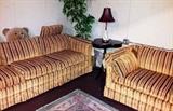 vintage 1970's couch and love seat