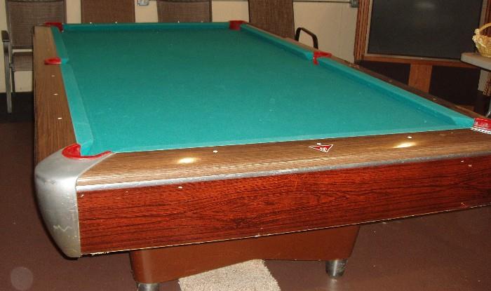AMF billiards table