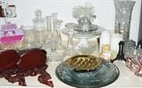 pressed glass and crystal