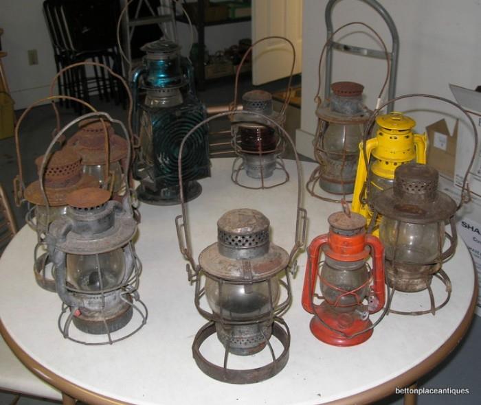 Old Railway lamps