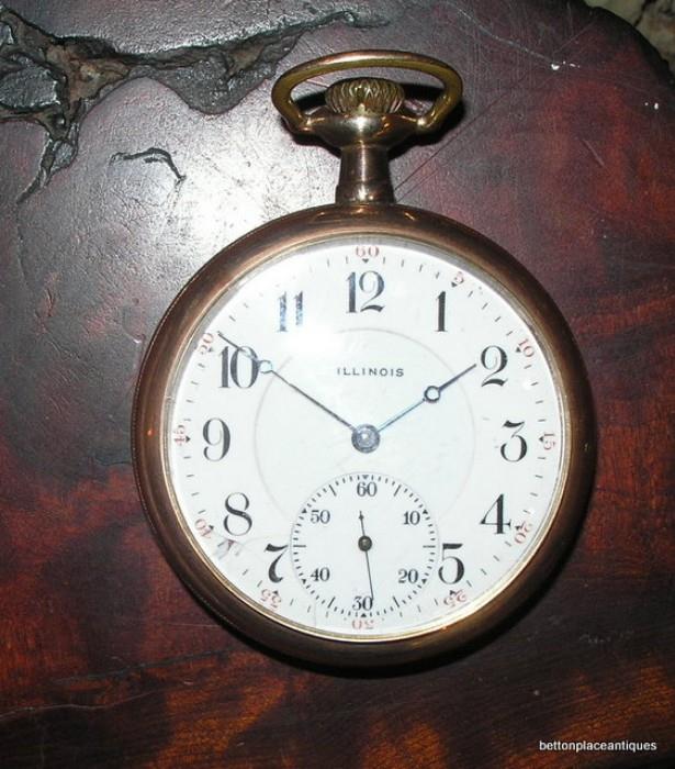 Illinois Watch Co ...Dueber 9805702/17 jewels in working condition....