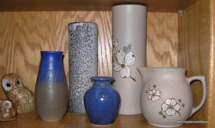 All pieces are Pigeon Forge Pottery