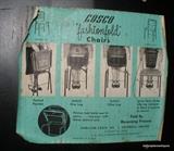 Label on Cosco Folding Chairs.....4 in total unused