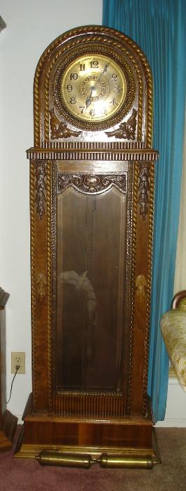 German tall case clock