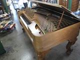 A19 #1 Sreinway & Sons 1860 Antique Square Grand Piano #13075 Condition of 8/9