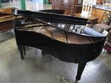 A54 #2 Sherman Clay 1985 Model DGE1 5’2” High Gloss black Baby Grand Piano #G013741 Condition of 9