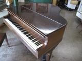 D5# 6 Schiller 1941 Baby Grand Piano Dark Mahogany Finish Very Rough Condition of 5 #101183